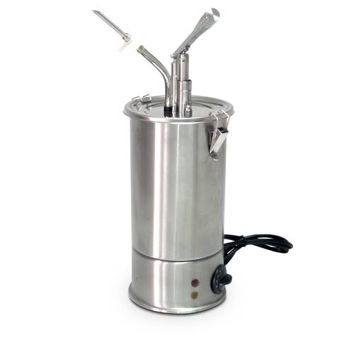 Dosatore per creme riscaldato professionale in acciaio inox da 3 Litri