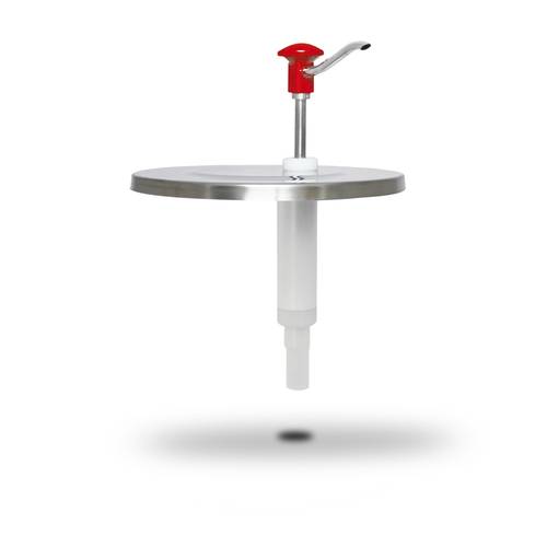 Tapa con bomba dosificadora manual y cubo de PP