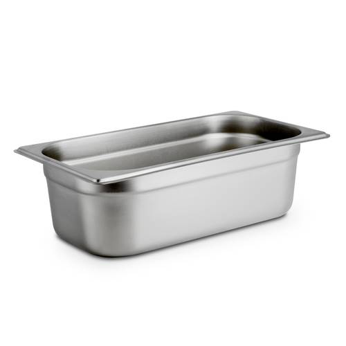 Bacinella Gastronorm GN 1/3 in acciaio inox