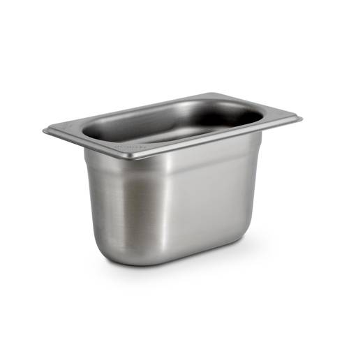 Bacinella Gastronorm GN 1/9 in acciaio inox