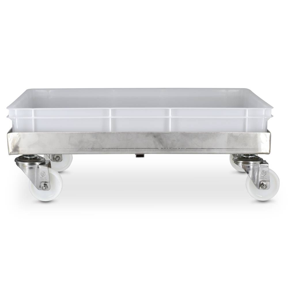 Carrello In Acciaio Inox 200 - 2 Ripiani Da 100kg, Ideale Per Cucina O Laboratorio