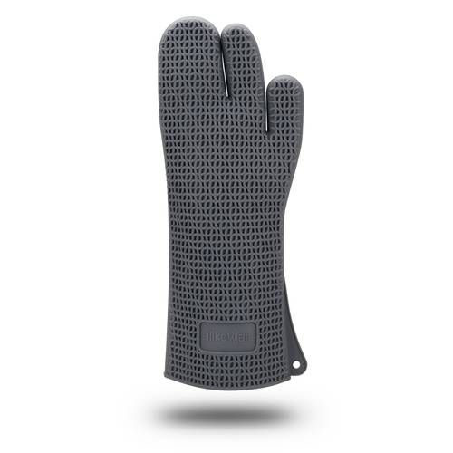 Guanto da forno 3 dita in silicone polso da 17 cm