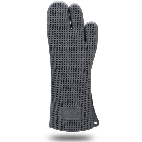 Guanto da forno 3 dita in silicone polso da 17 cm