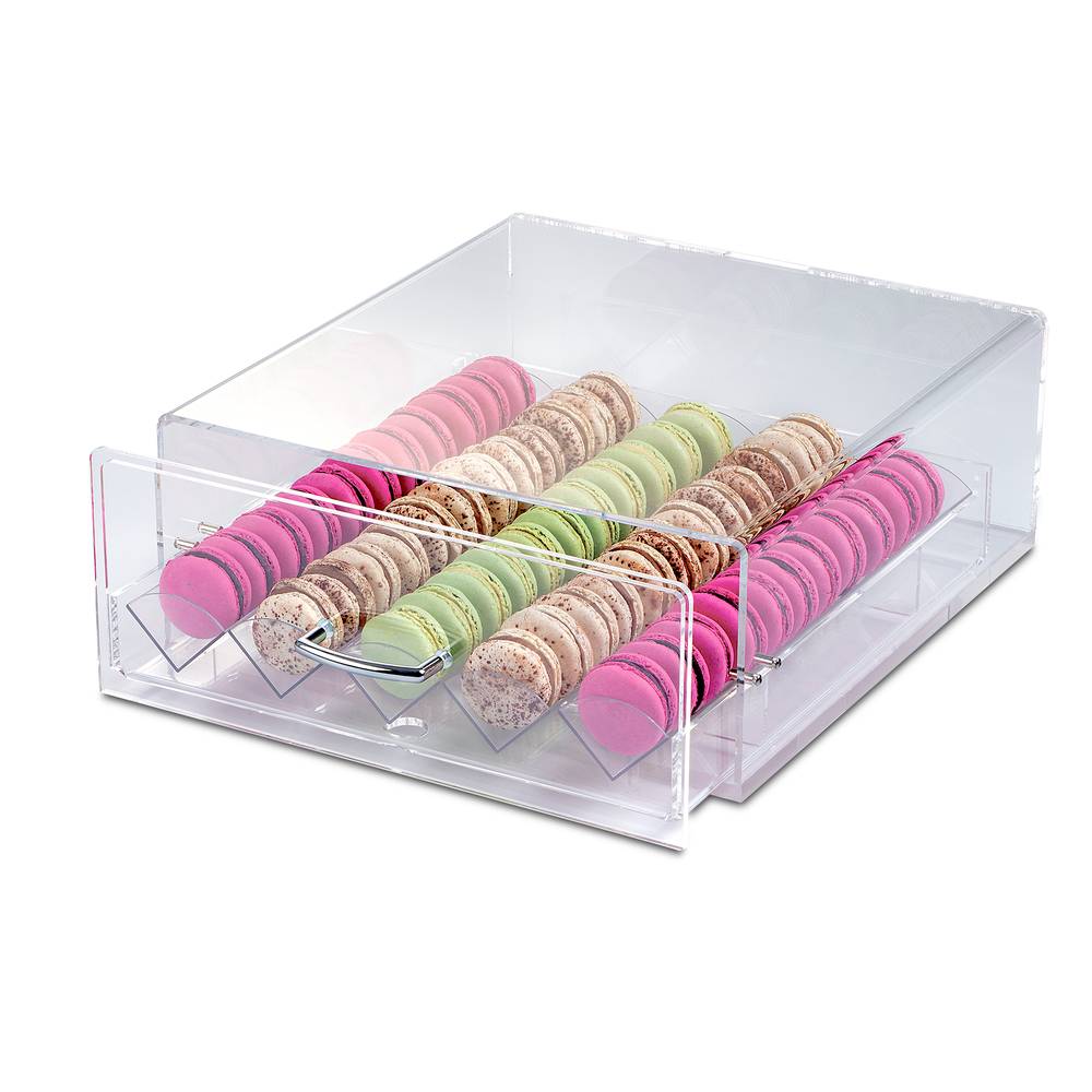 Vetrina Per Dolci In Plexiglass - Doppio Ripiano Con Porta A Battente - Per Bar, Pasticcerie E Esposizioni (430x325x310 Mm) - Foto 10