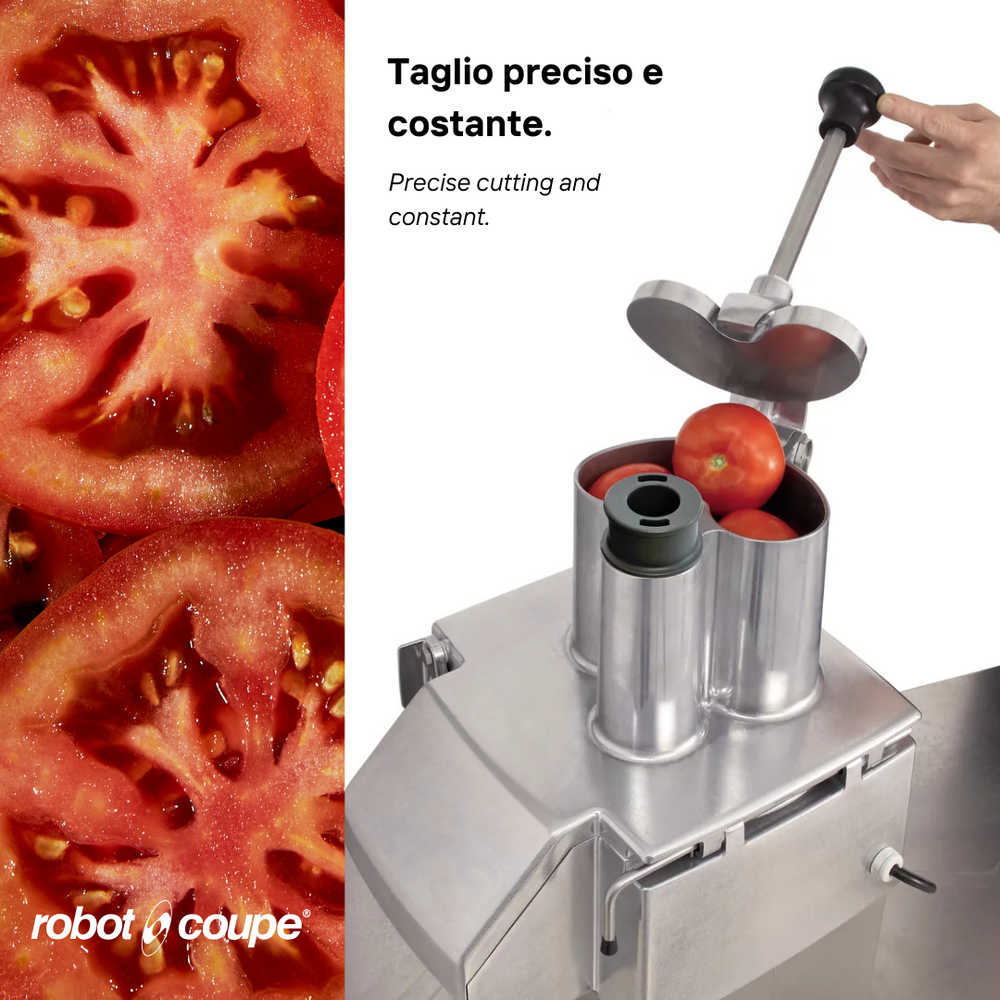 Electric vegetable slicer CL 50 ULTRA ROBOT COUPE three phase | Erre4m