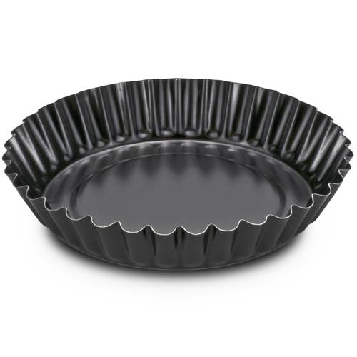 Tortiera tonda festonata in lamiera antiaderente